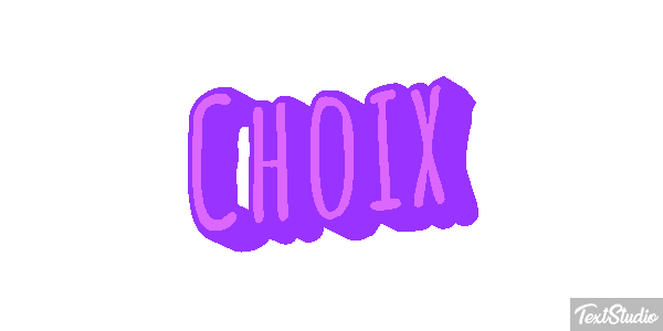 Choix Effet de texte
