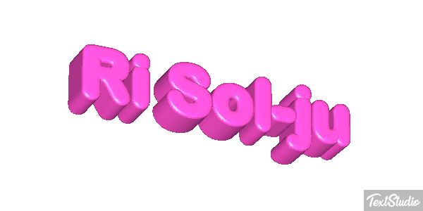 Ri Sol-ju Efecto de texto