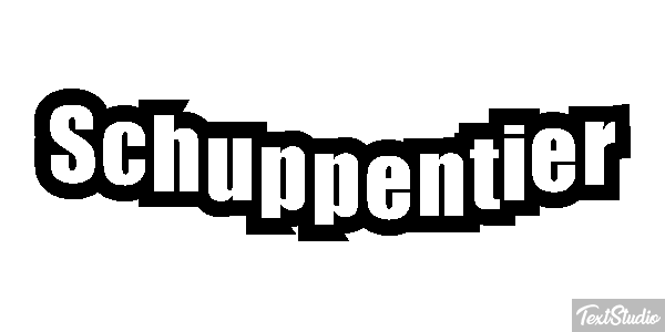 Schuppentier Efecto de texto