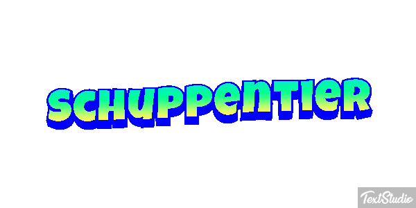 Schuppentier Efecto de texto