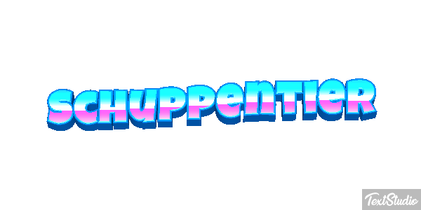 Schuppentier Efecto de texto