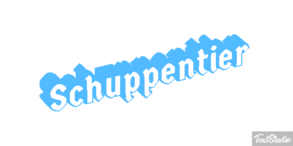 Schuppentier Efecto de texto
