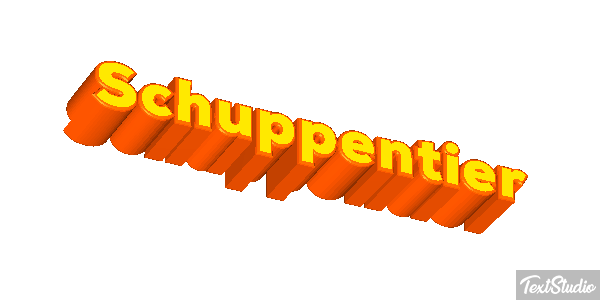 Schuppentier Efecto de texto