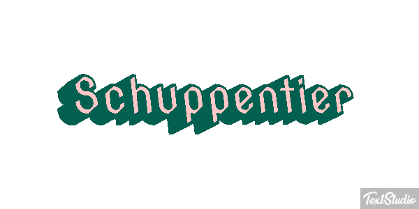Schuppentier Efecto de texto