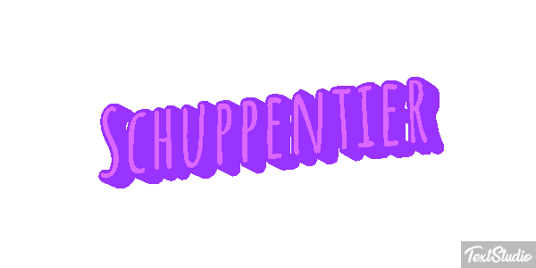 Schuppentier Efecto de texto