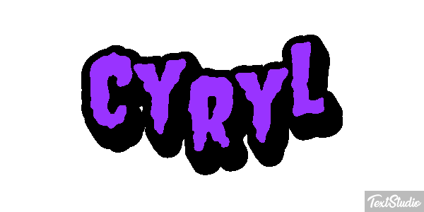 Cyryl Efekt tekstowy