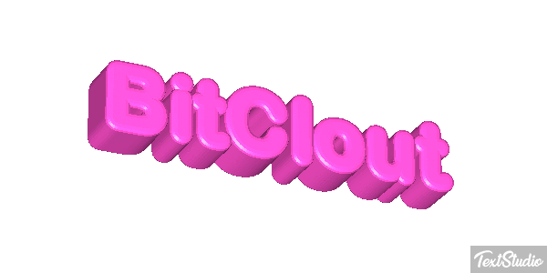 BitClout Effet de texte
