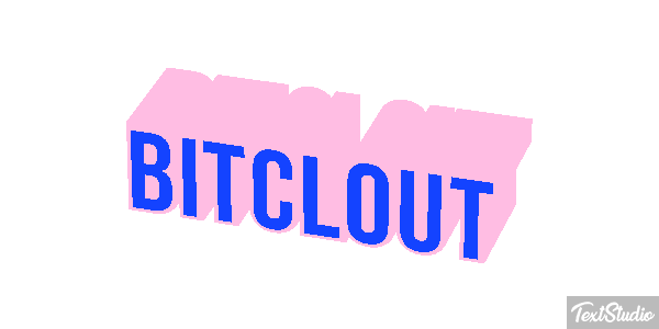 BitClout Effet de texte