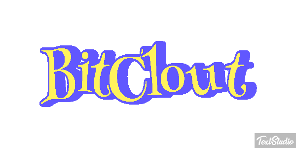 BitClout Effet de texte