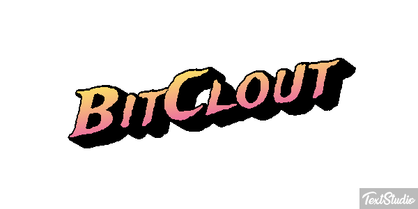 BitClout Effet de texte