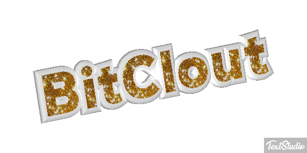 BitClout Effet de texte