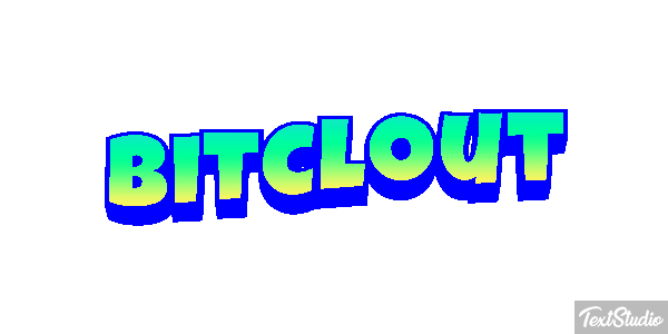 BitClout Effet de texte