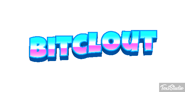 BitClout Effet de texte