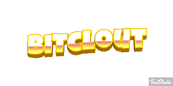 BitClout Effet de texte