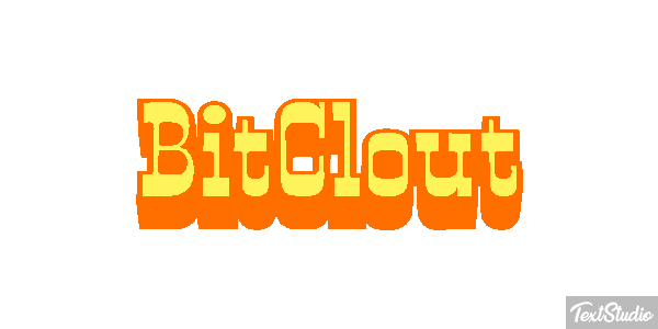 BitClout Effet de texte