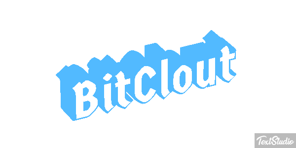 BitClout Effet de texte