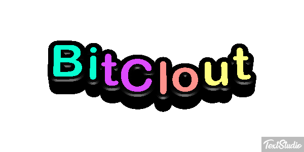 BitClout Effet de texte