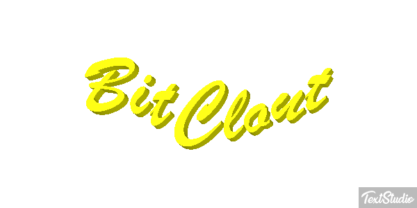 BitClout Effet de texte