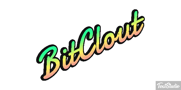 BitClout Effet de texte