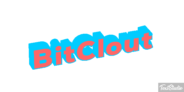 BitClout Effet de texte