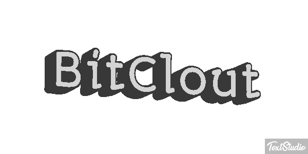 BitClout Effet de texte