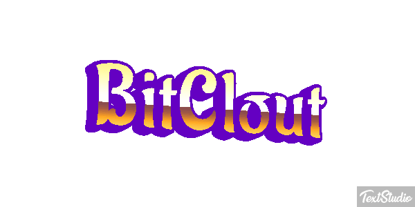 BitClout Effet de texte
