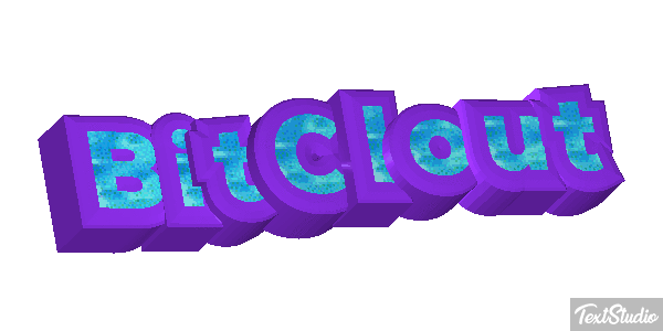 BitClout Effet de texte