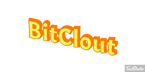 BitClout Effet de texte