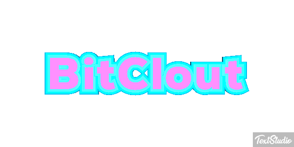 BitClout Effet de texte