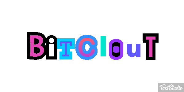 BitClout Effet de texte