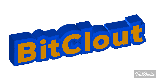 BitClout Effet de texte
