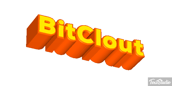 BitClout Effet de texte