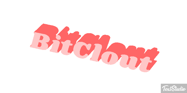 BitClout Effet de texte