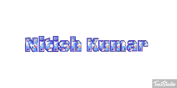 Nitish Kumar Текстовый эффект