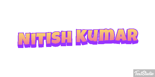 Nitish Kumar Текстовый эффект