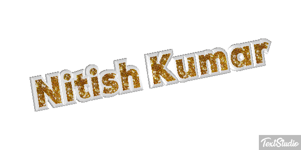 Nitish Kumar Текстовый эффект