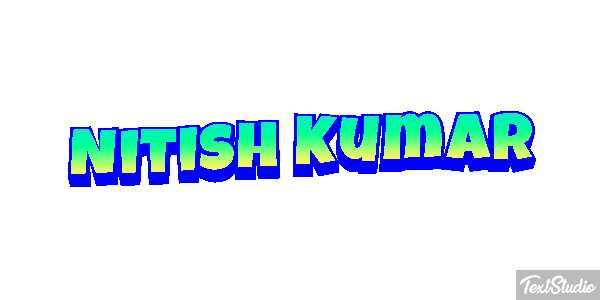 Nitish Kumar Текстовый эффект