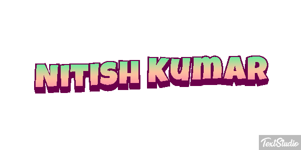 Nitish Kumar Текстовый эффект