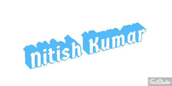 Nitish Kumar Текстовый эффект