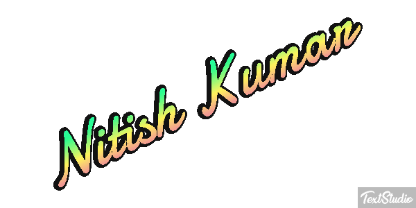 Nitish Kumar Текстовый эффект