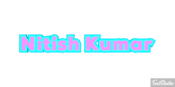 Nitish Kumar Текстовый эффект