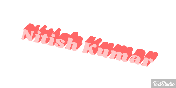Nitish Kumar Текстовый эффект