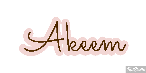 Akeem Text effect