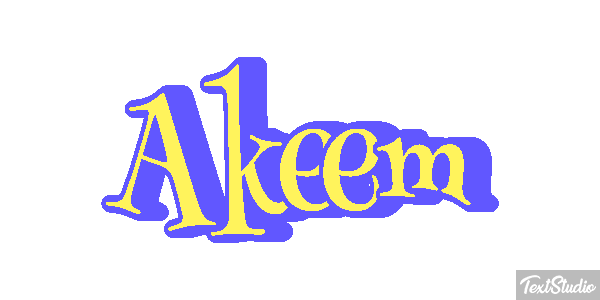 Akeem Text effect