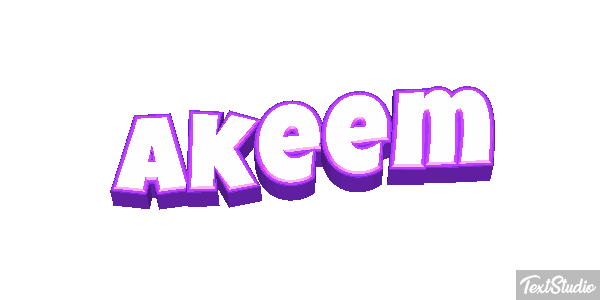 Akeem Text effect