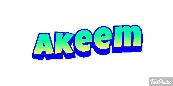 Akeem Text effect