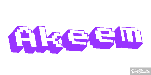 Akeem Text effect