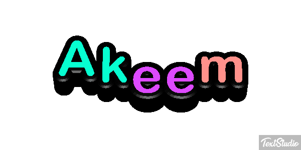 Akeem Text effect