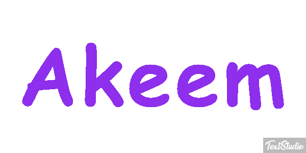 Akeem Text effect