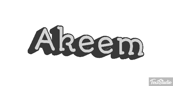 Akeem Text effect